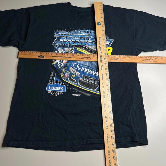 Jimmie Johnson #48 Lowe’s Racing NASCAR T-Shirt Hendrick Motorsports Blue XL - Picture 2 of 6